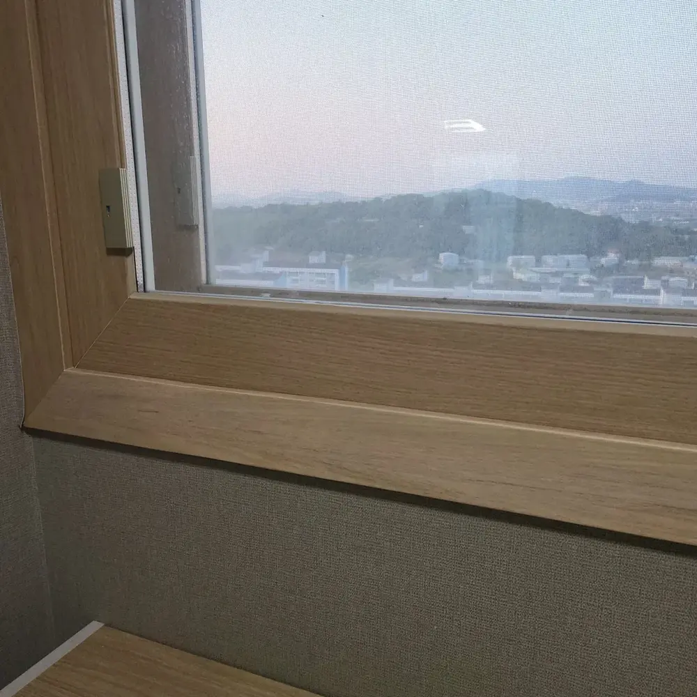 샷시 파손 수리 복원 예시